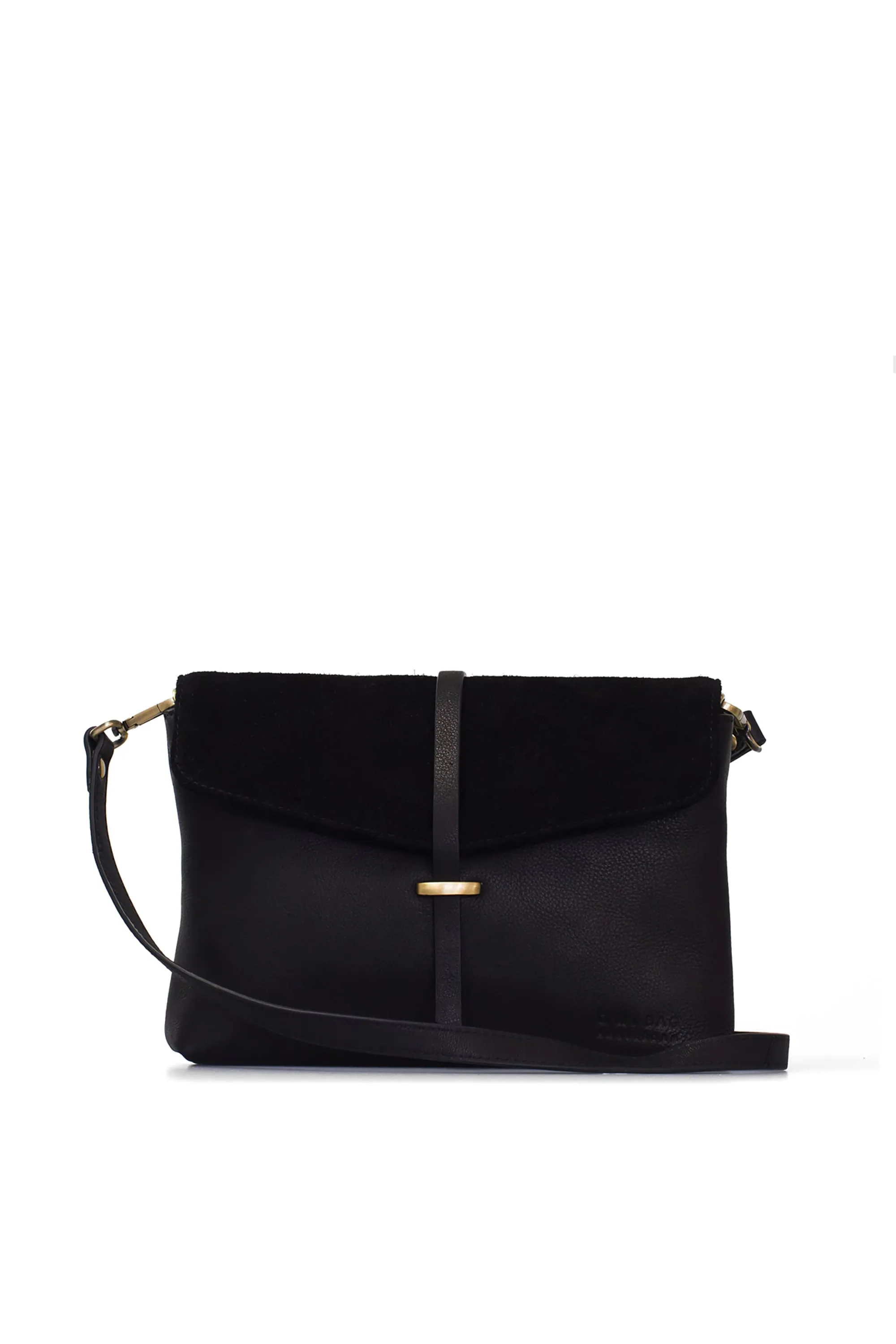 ella midi black soft grain leather