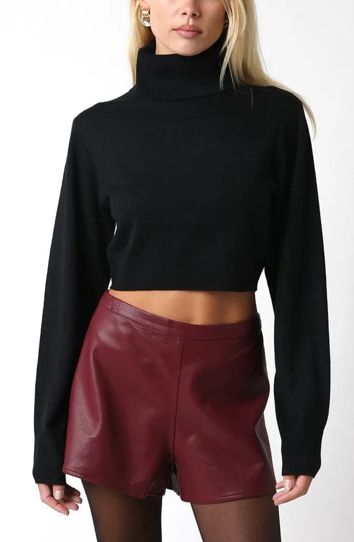 Emmaline Turtleneck Crop Sweater