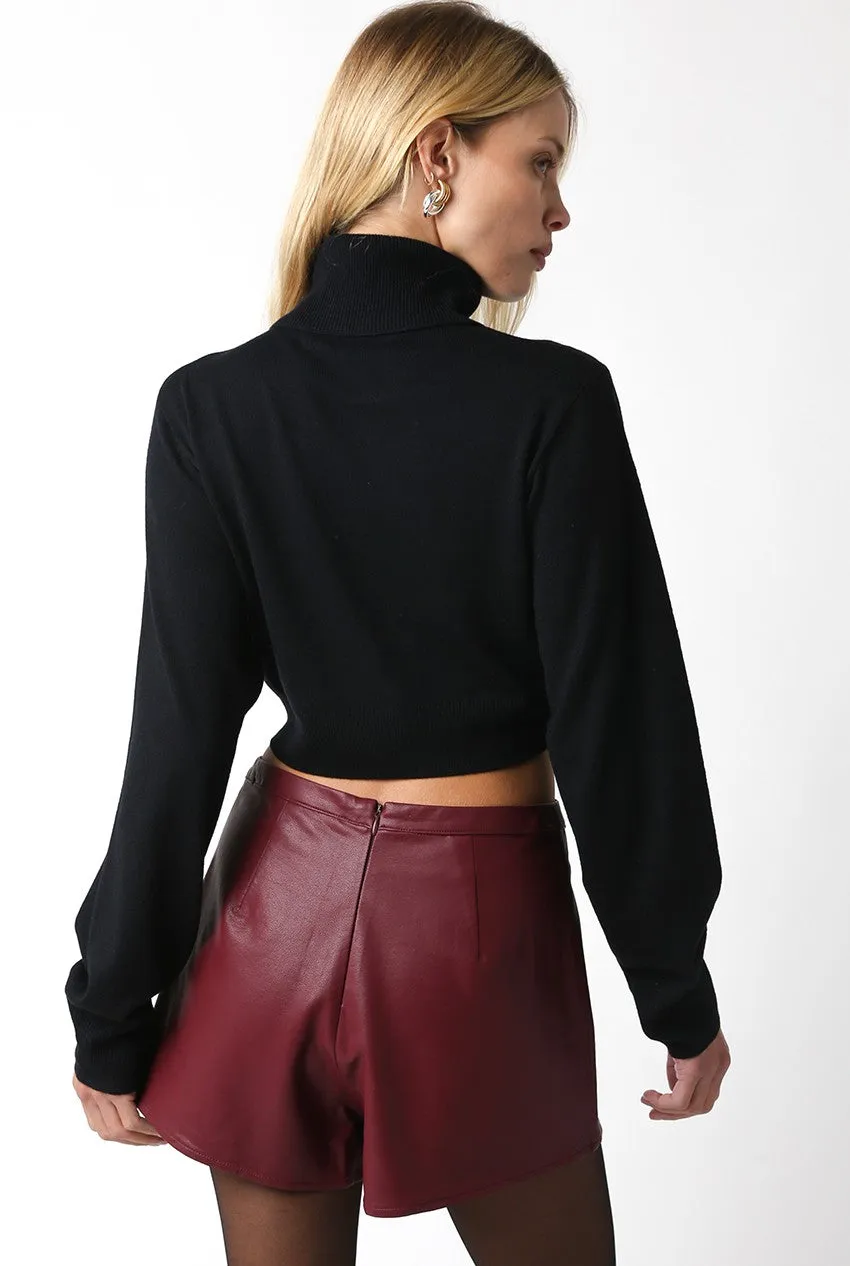 Emmaline Turtleneck Crop Sweater