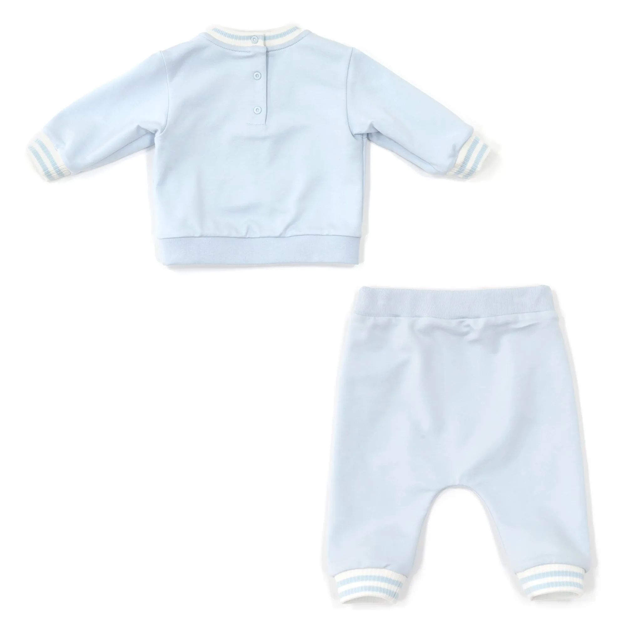 Fendi Baby Boys Blue Ensemble