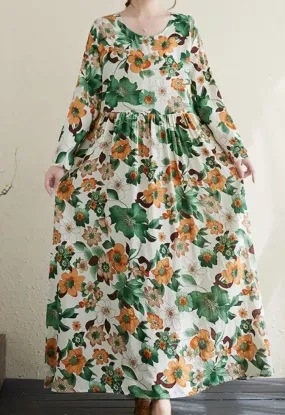 Floral Swing Maxi Dress