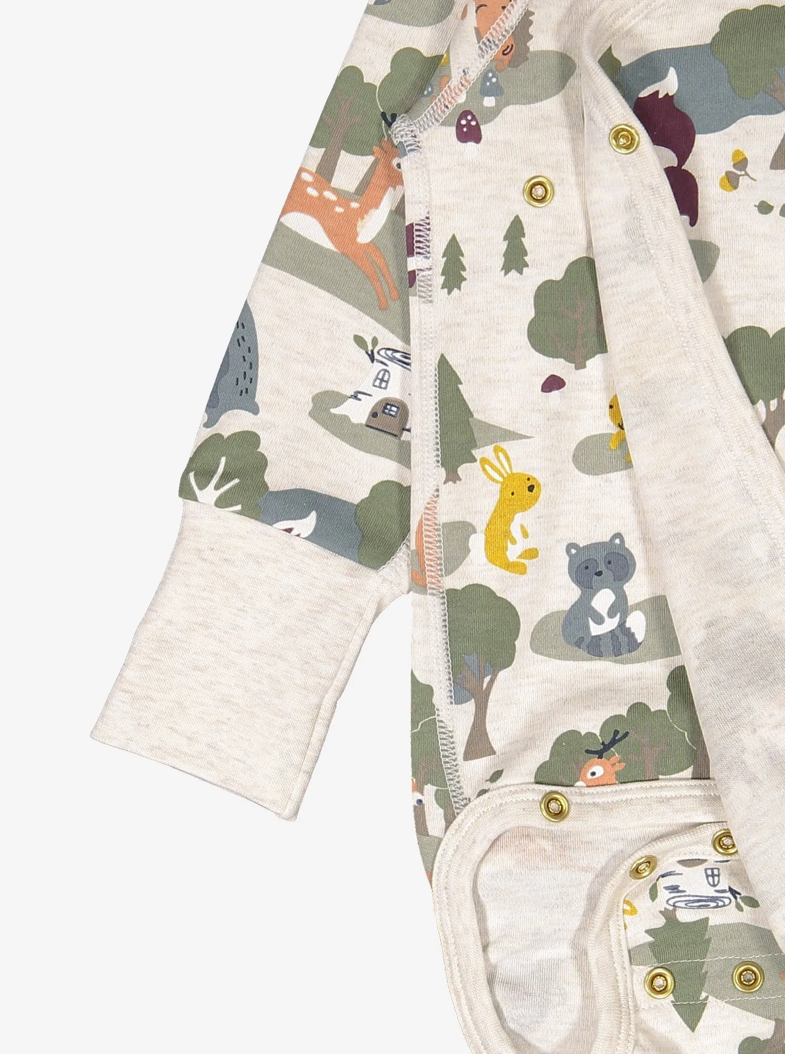 Forest Friends Wraparound Babygrow