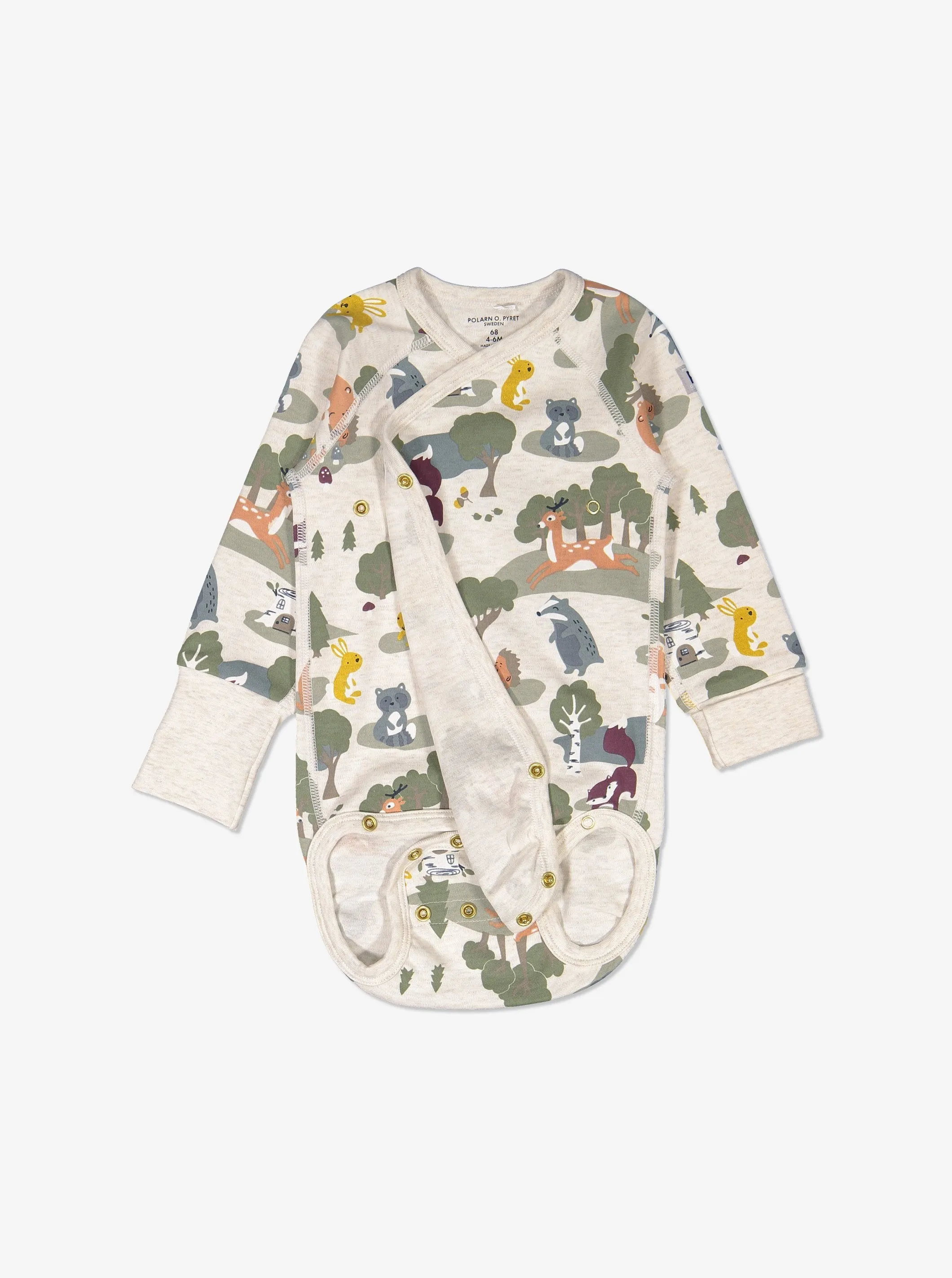 Forest Friends Wraparound Babygrow