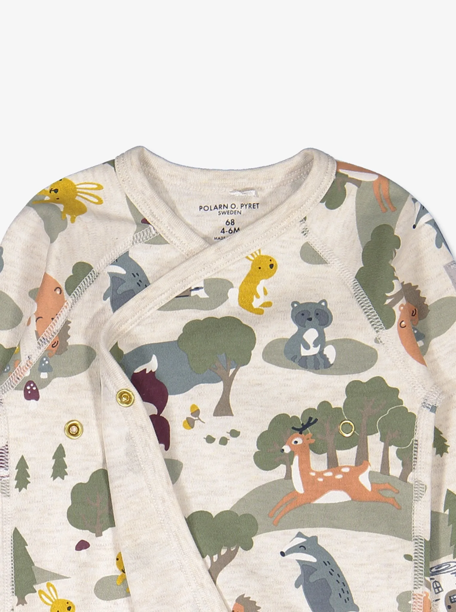 Forest Friends Wraparound Babygrow