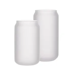 Frosted Libbey Glass Cans | Sublimation Beer Cans