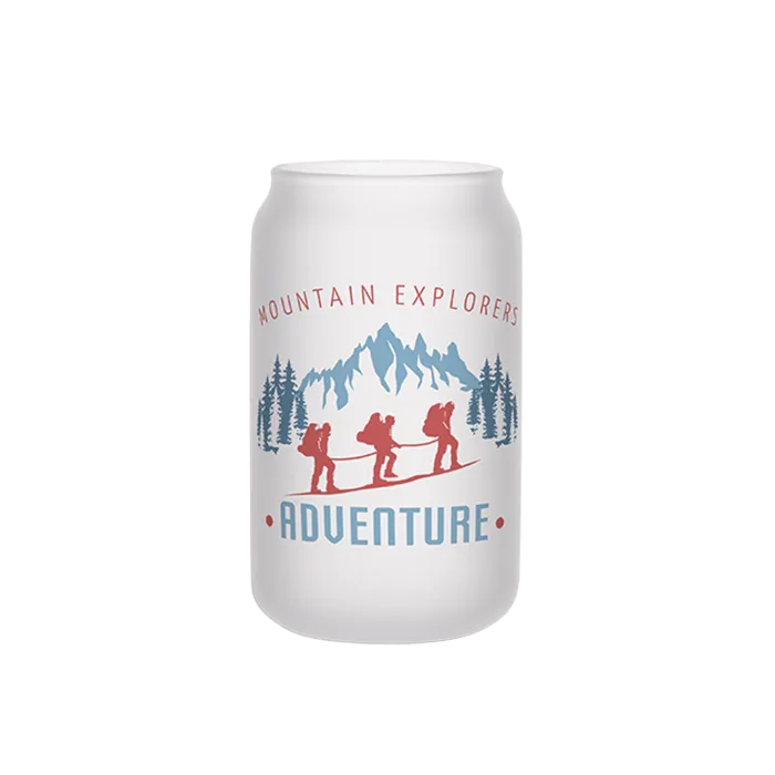 Frosted Libbey Glass Cans | Sublimation Beer Cans