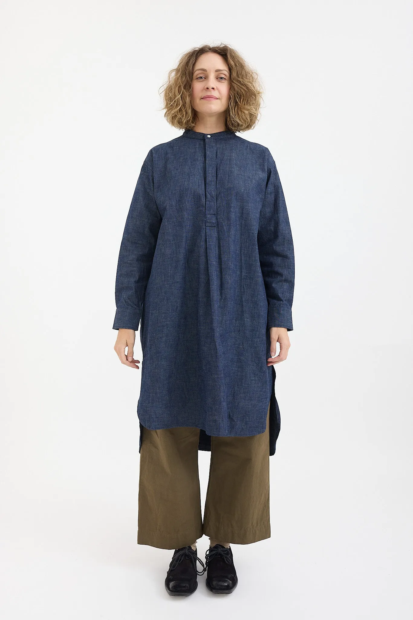 Gauze   Laboratory - Militaria Denim Tunic Shirt