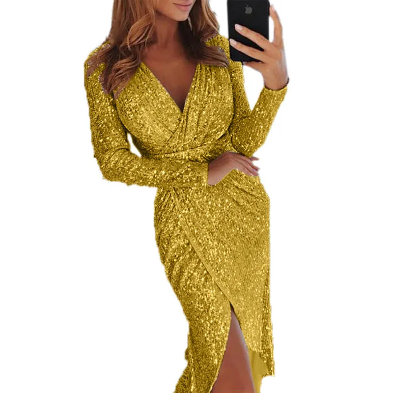 Gilded Glow Bodycon