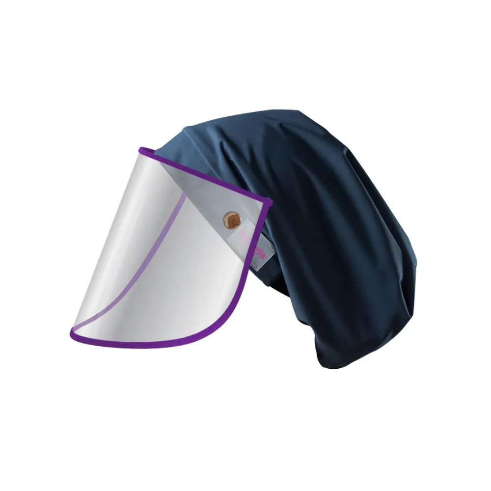 Hairbrella Pro Rain Hat   Face Shield