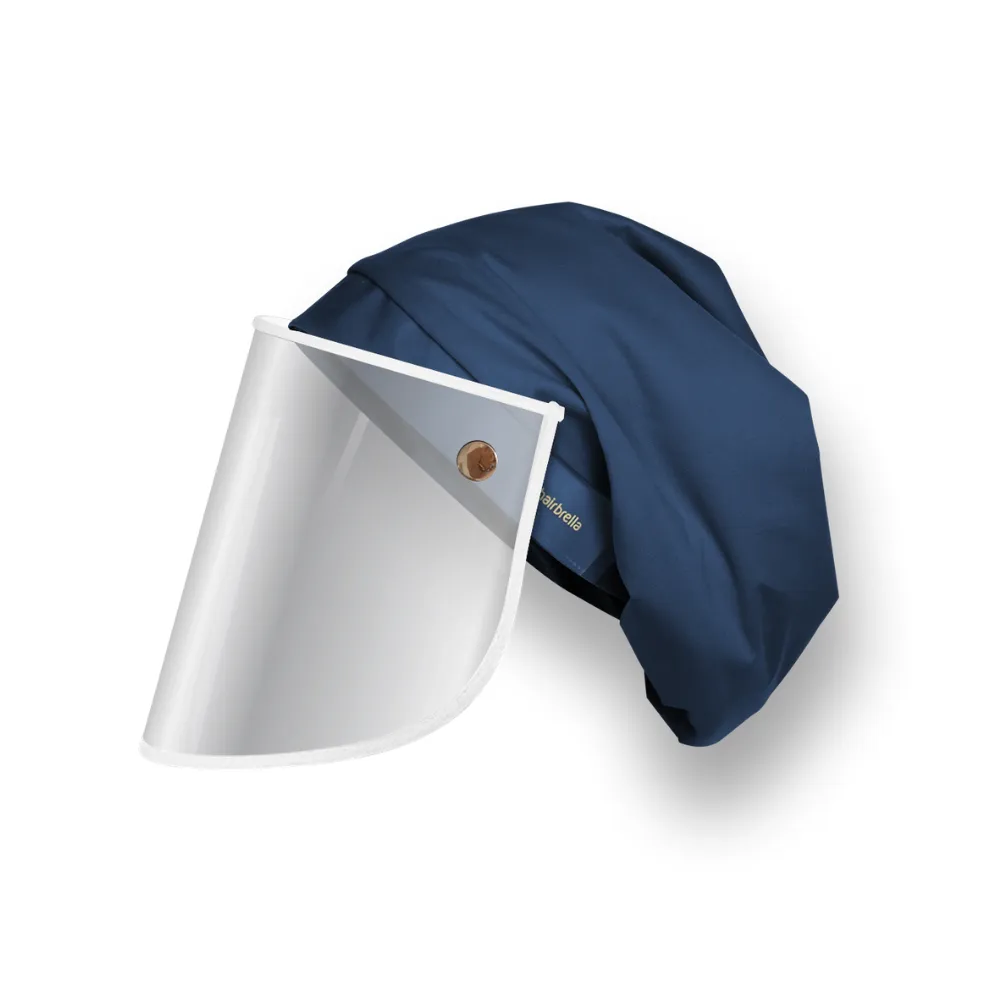 Hairbrella Pro Rain Hat   Face Shield