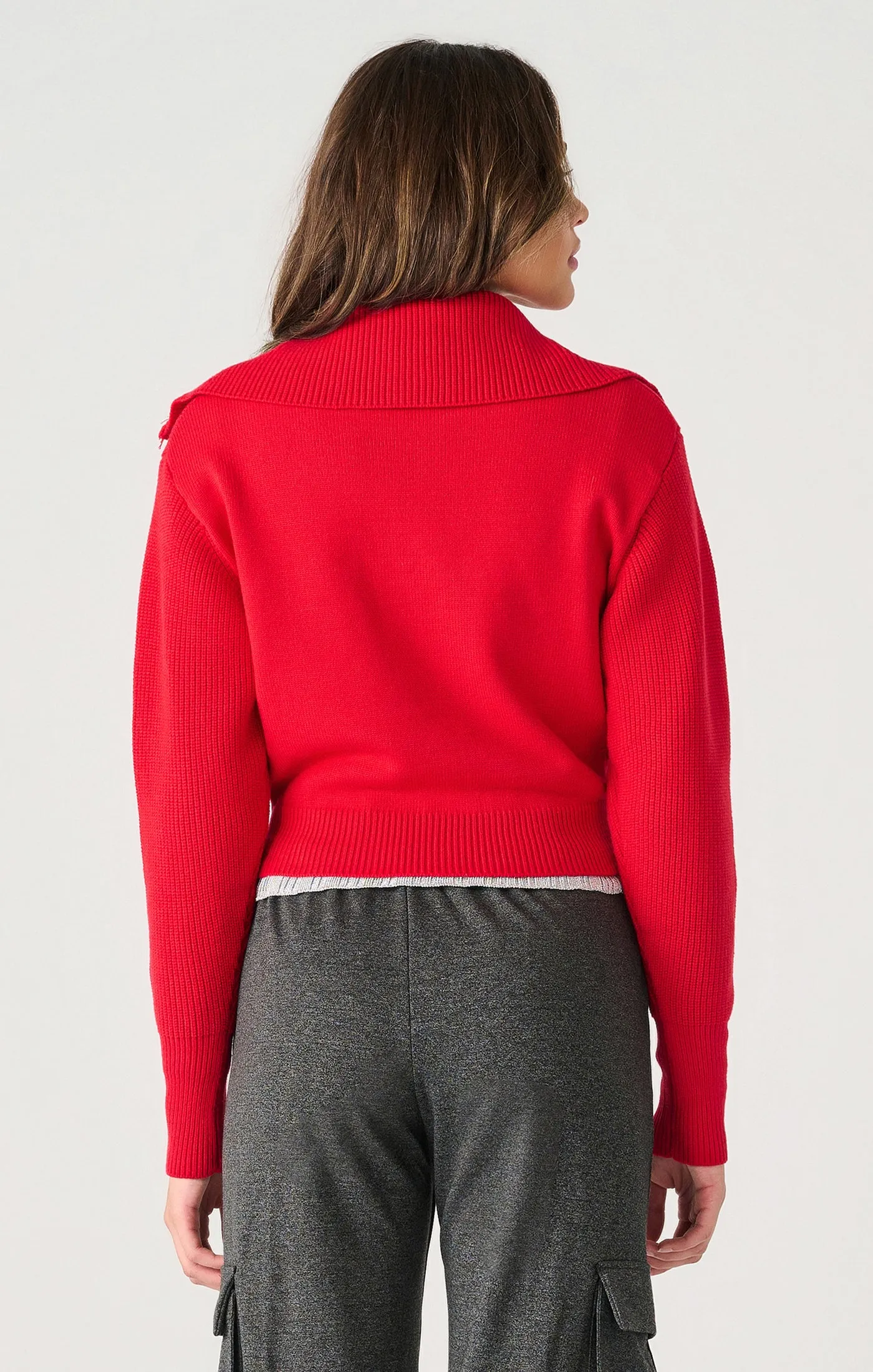 Half Zip Textured Sweater (Dex)