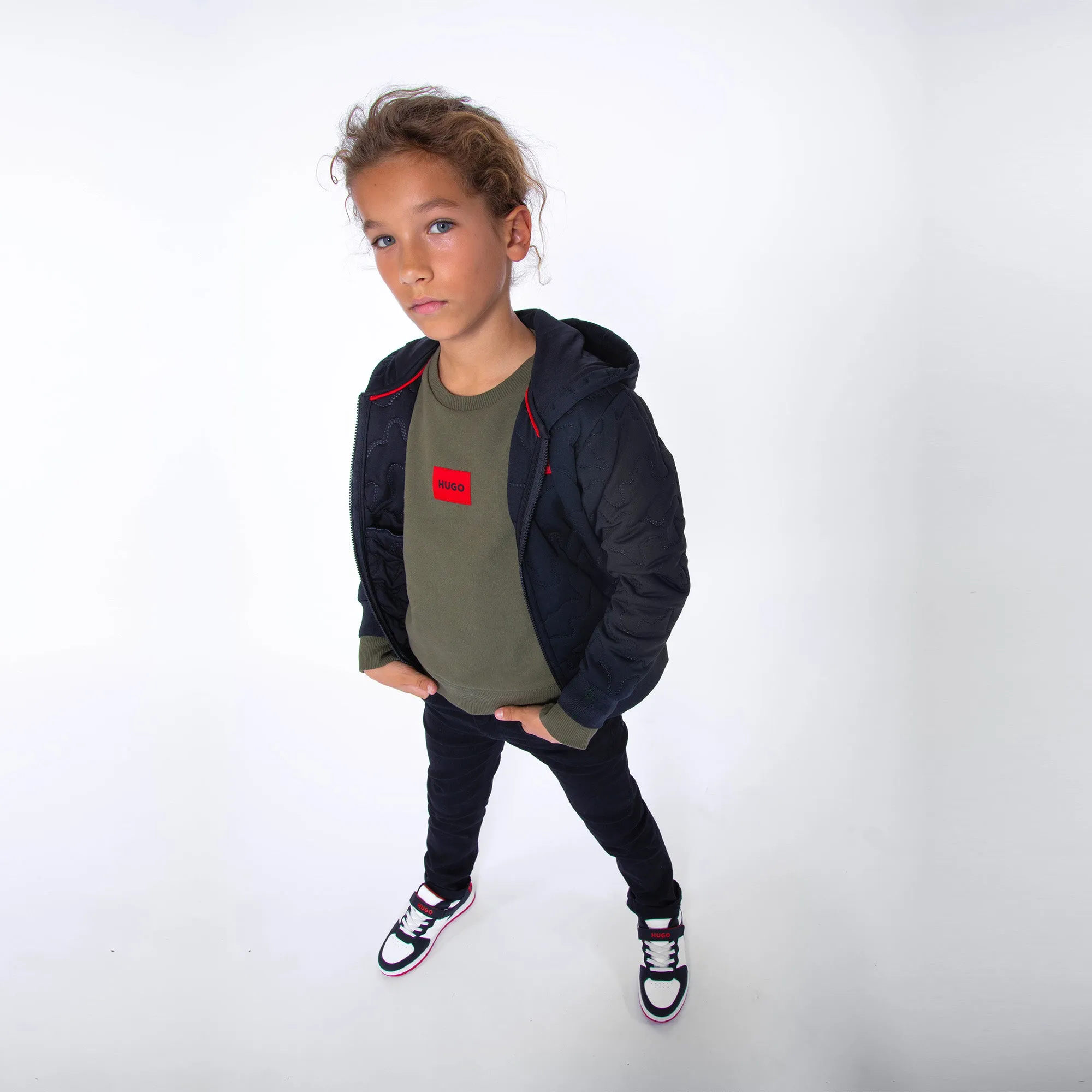 Hugo Kids Sweatshirt - Khaki