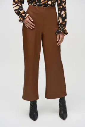 Joseph Ribkoff Leatherette Wide-Leg Pull-On Pants 244118