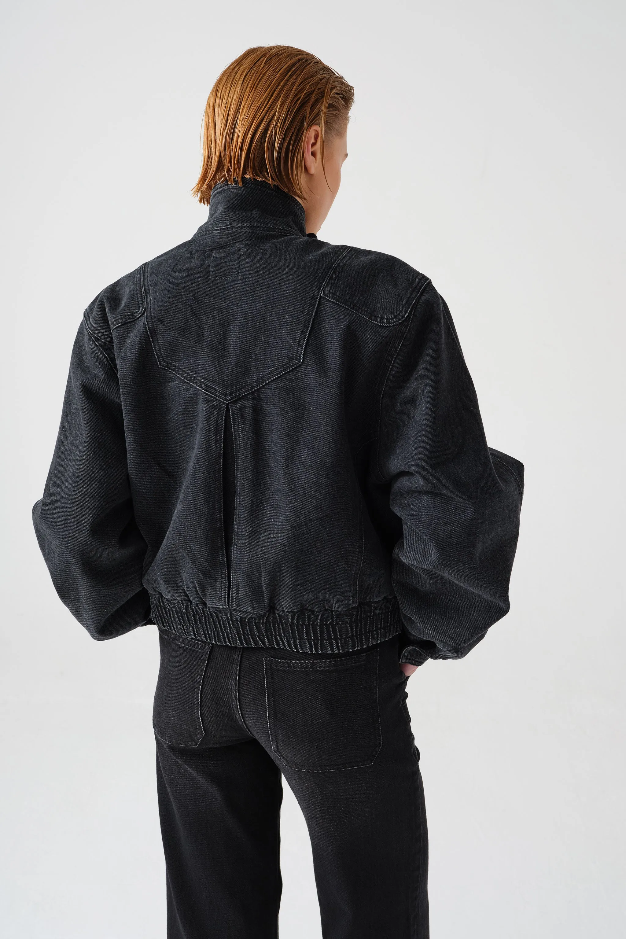 Juno Jacket in Washed Black