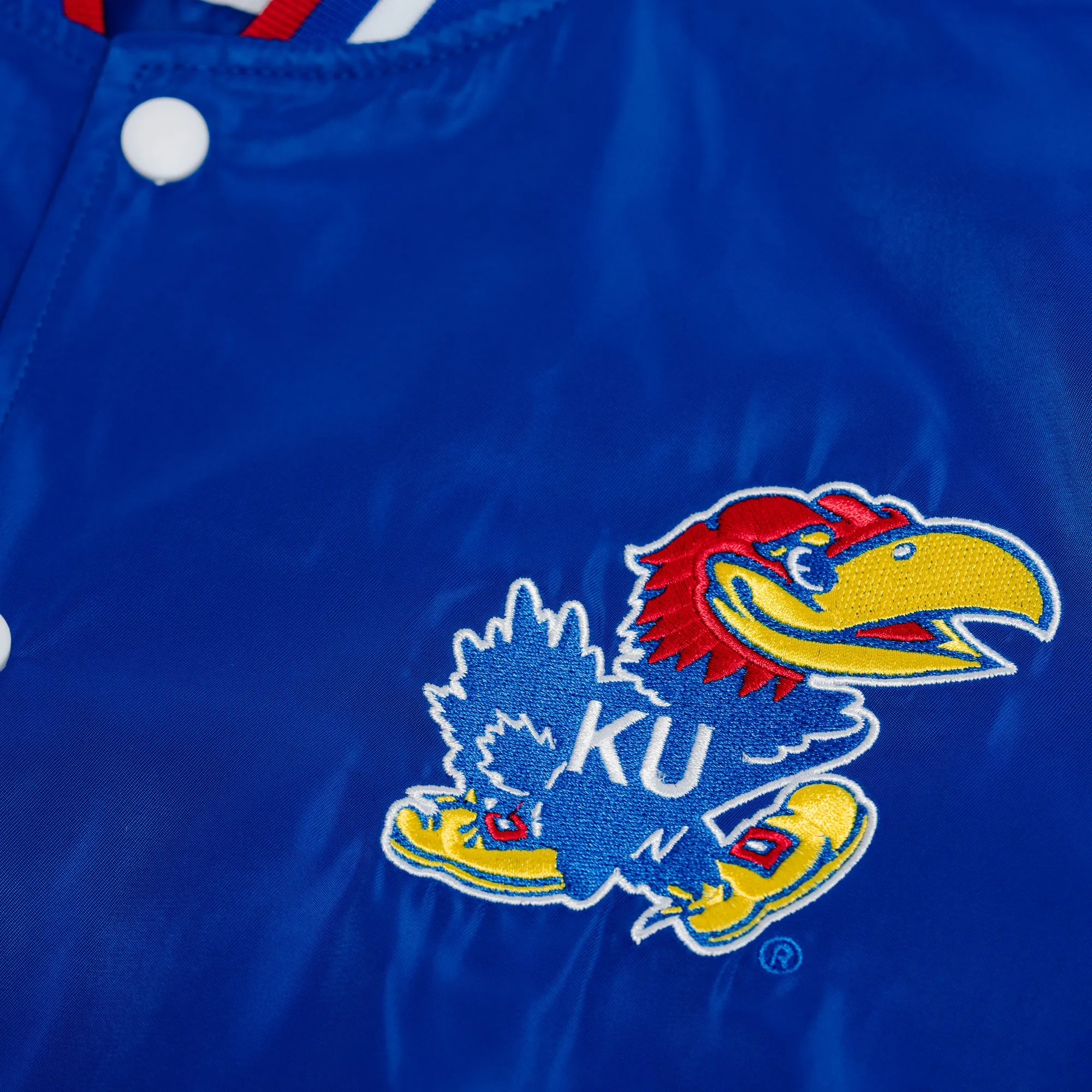 Kansas Jayhawks Retro Circus Font Bomber Jacket