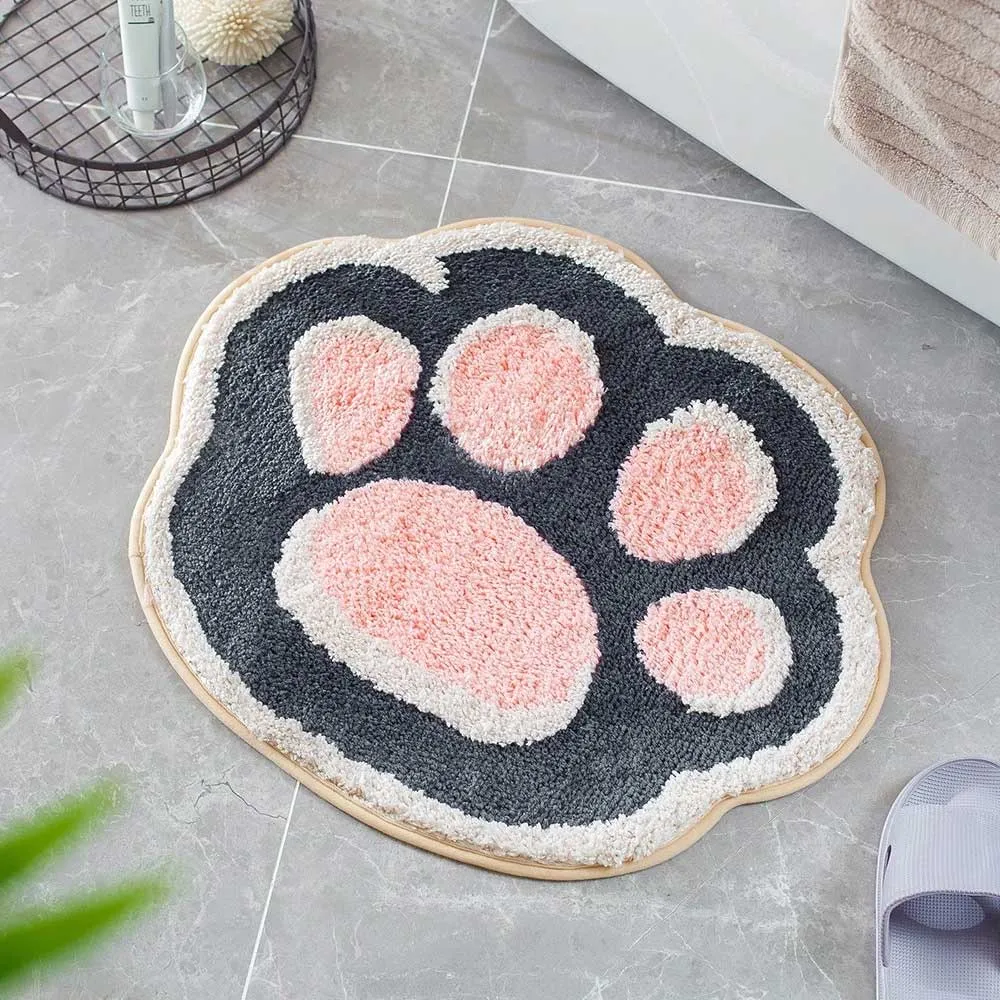 Kawaii Paw Water Absorbing Floor Mat