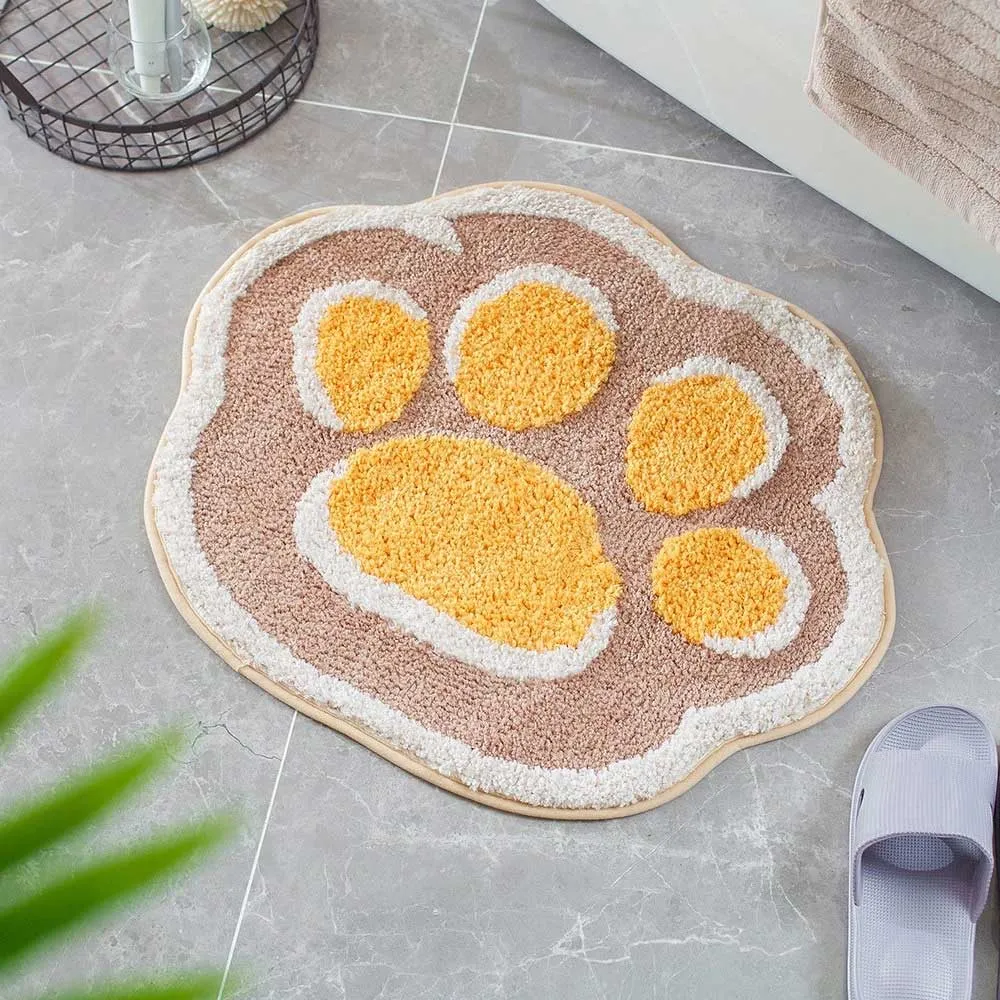 Kawaii Paw Water Absorbing Floor Mat