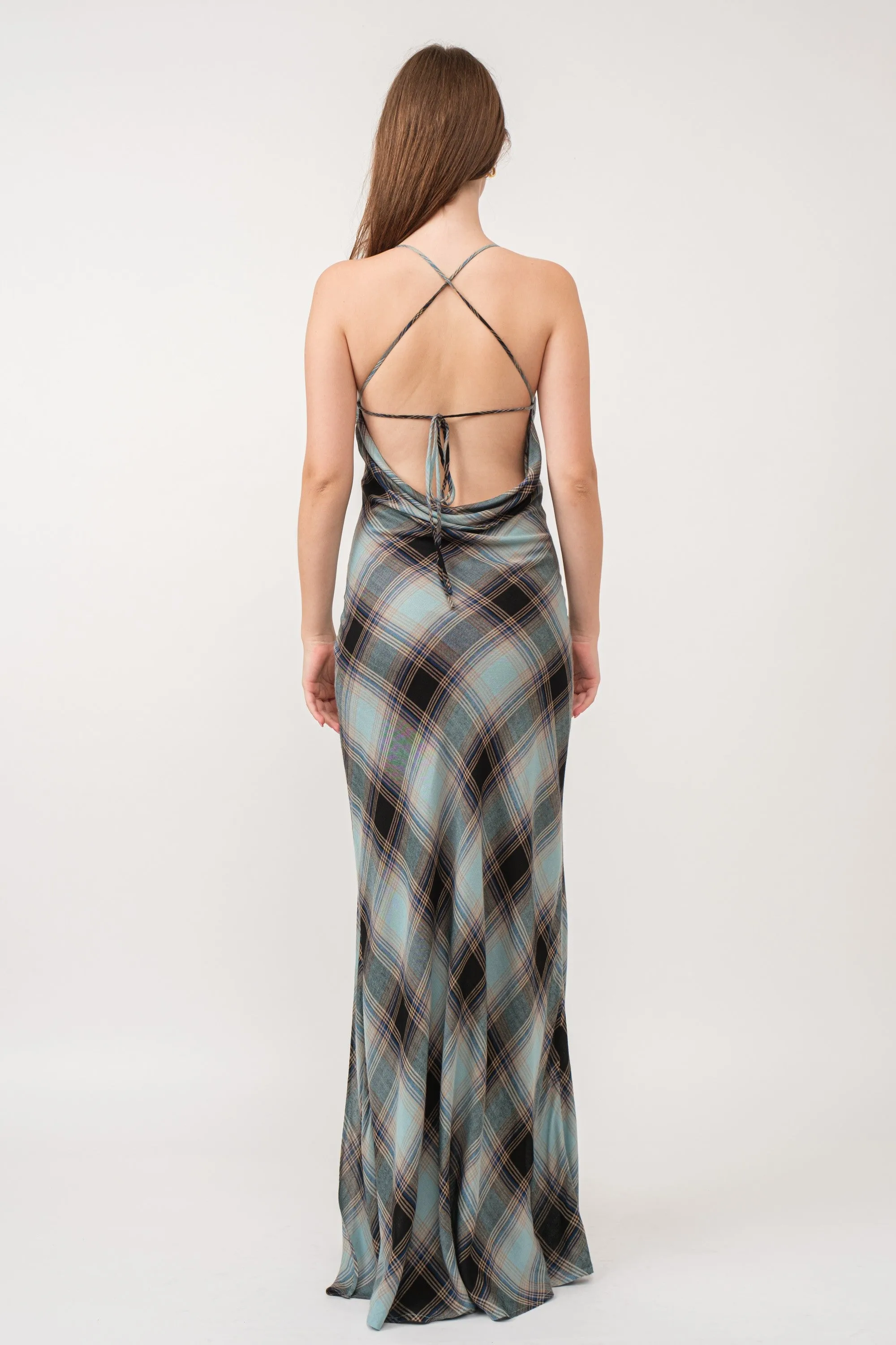 Kensington Plaid Maxi