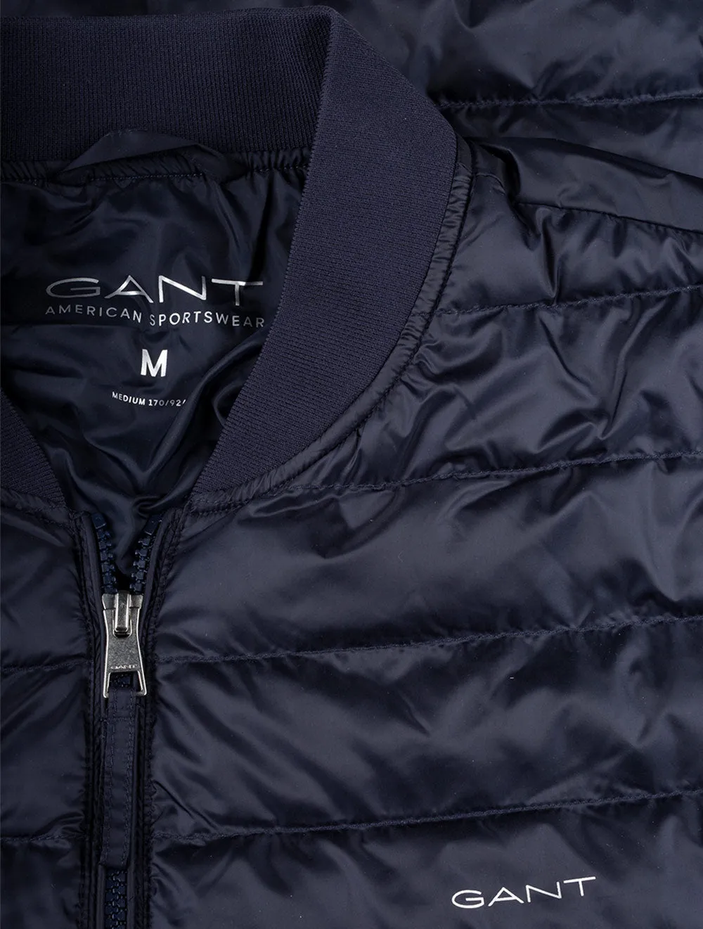 Light Padded Bomber Jacket Evening Blue