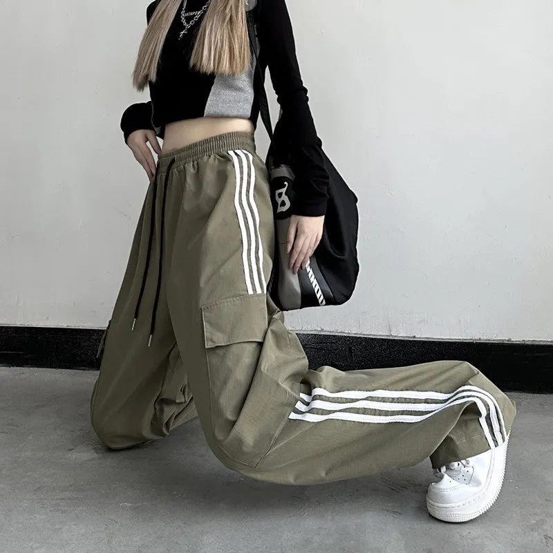 Loose Straight Casual Cargo Pants