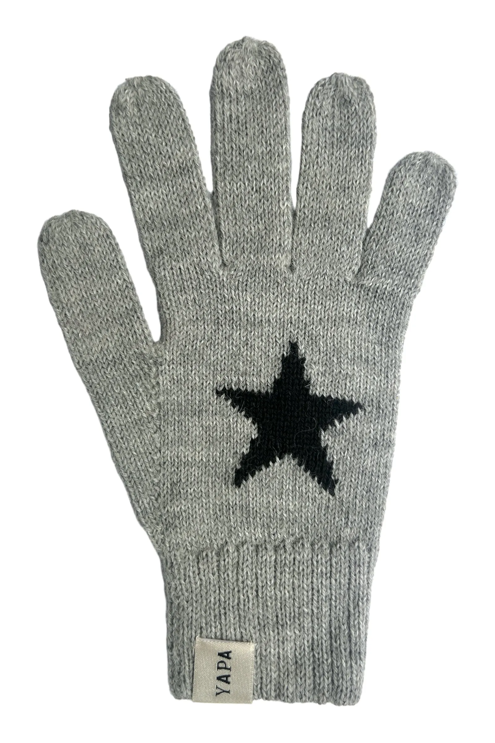 Lunar Baby alpaca Star and Moon Gloves