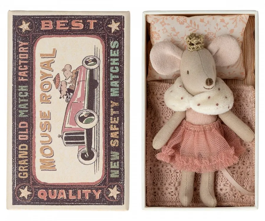 Maileg | Princess Mouse, Little Sister in Matchbox (2023)