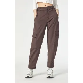 Mavi Elsie Cargo Pant Java in Luxe Twill