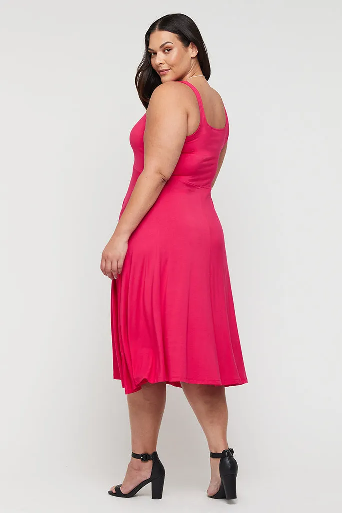 Melanie Dress - Magenta