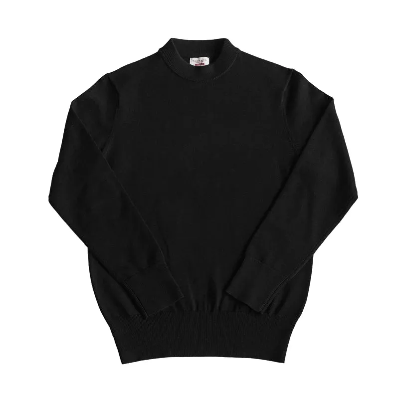 Men's Cotton Blend Sweater O-neck Basic Pullover