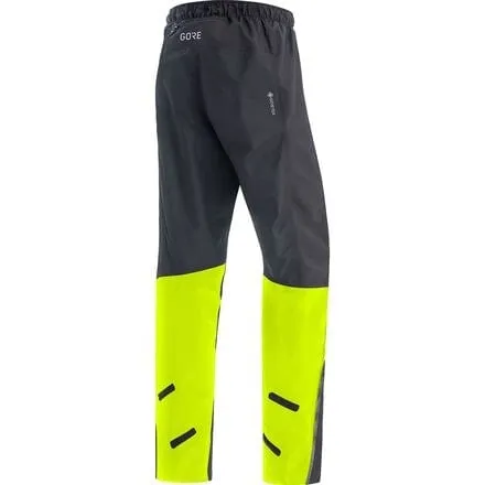 Men's GORE-TEX Paclite Pants GOREWEAR, black/neon yellow