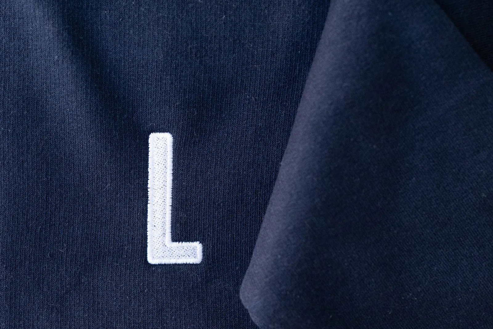 Navy Letter Sweatshirt