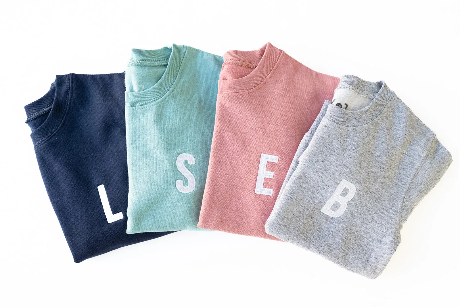 Navy Letter Sweatshirt