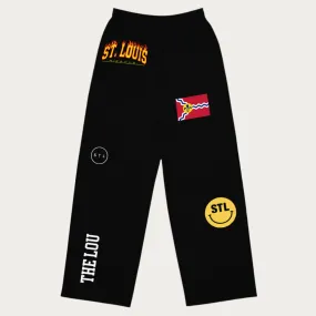 OG Logo’s All-over print unisex wide-leg pants