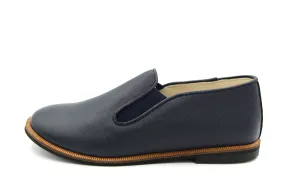 Or Kideas  Dark Blue Saffiano Slip On  6t1050