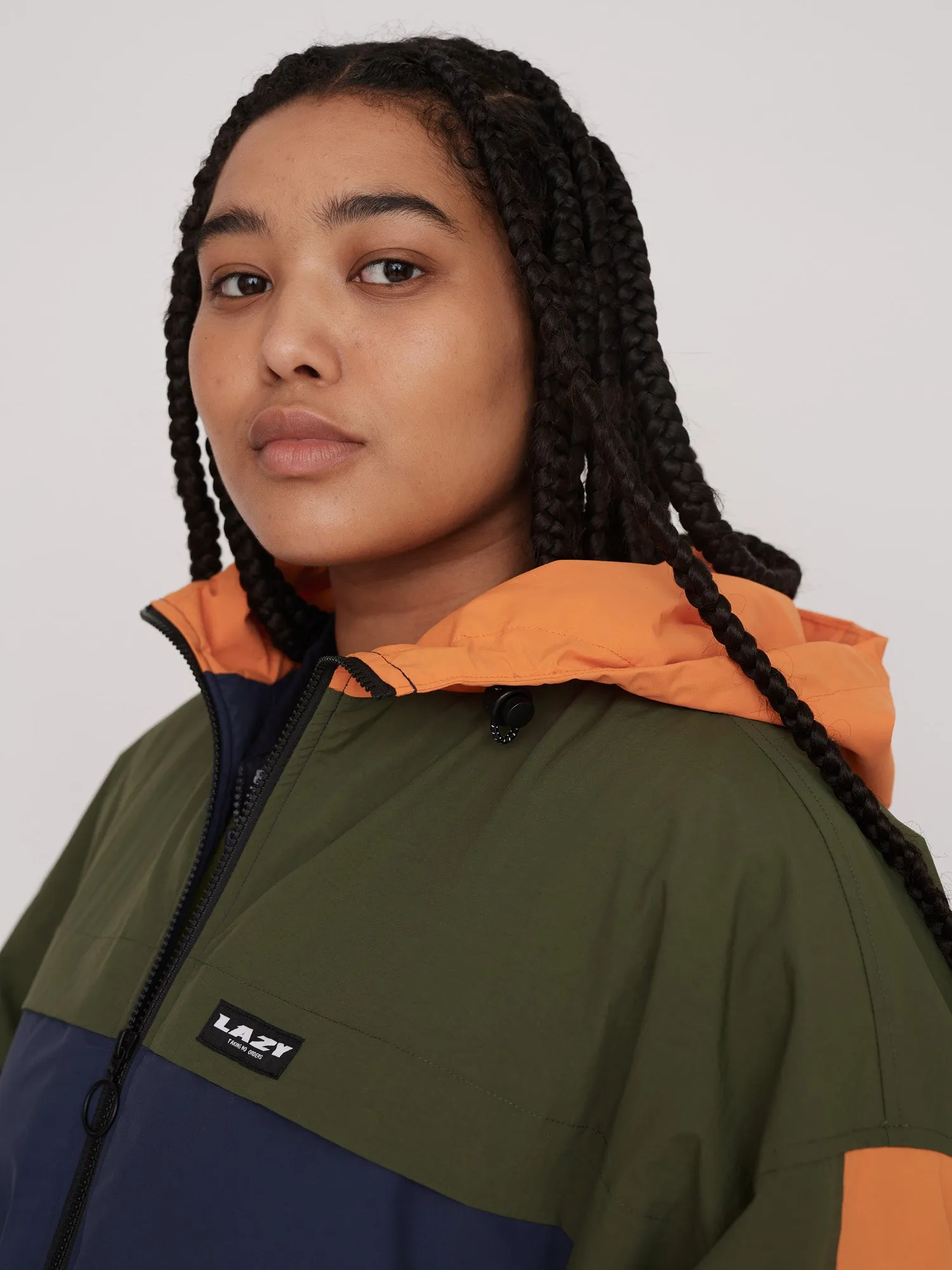 Panelled Oversized Parka