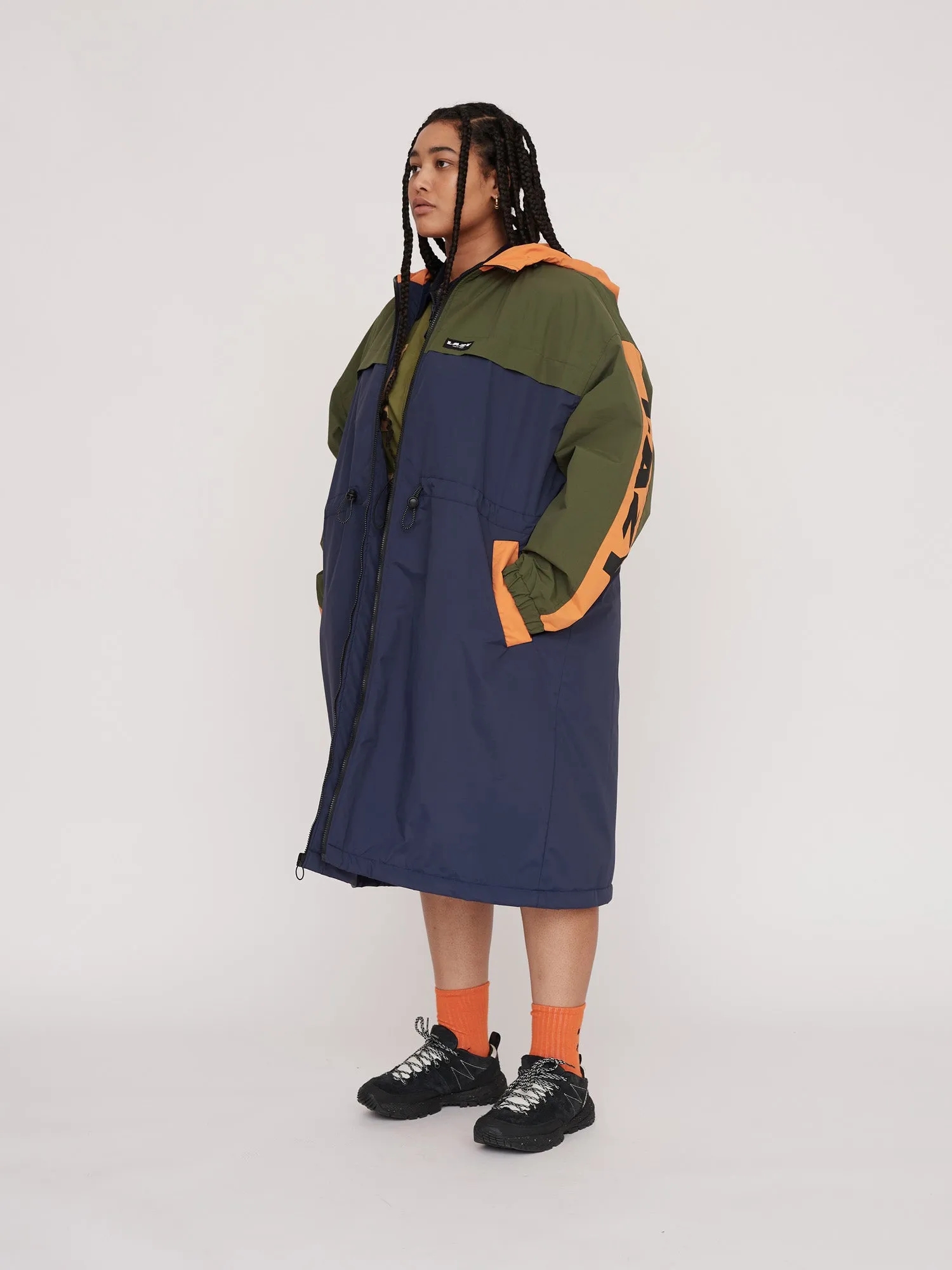 Panelled Oversized Parka