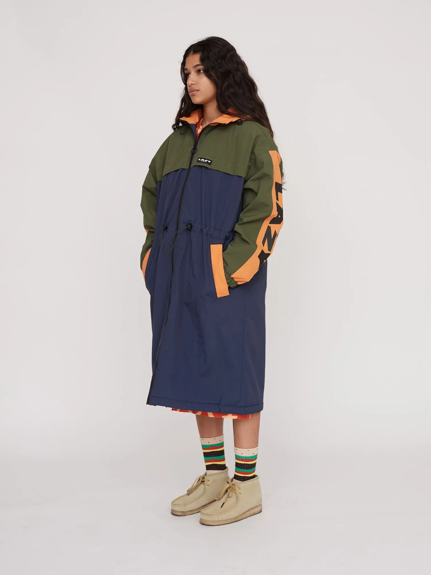 Panelled Oversized Parka