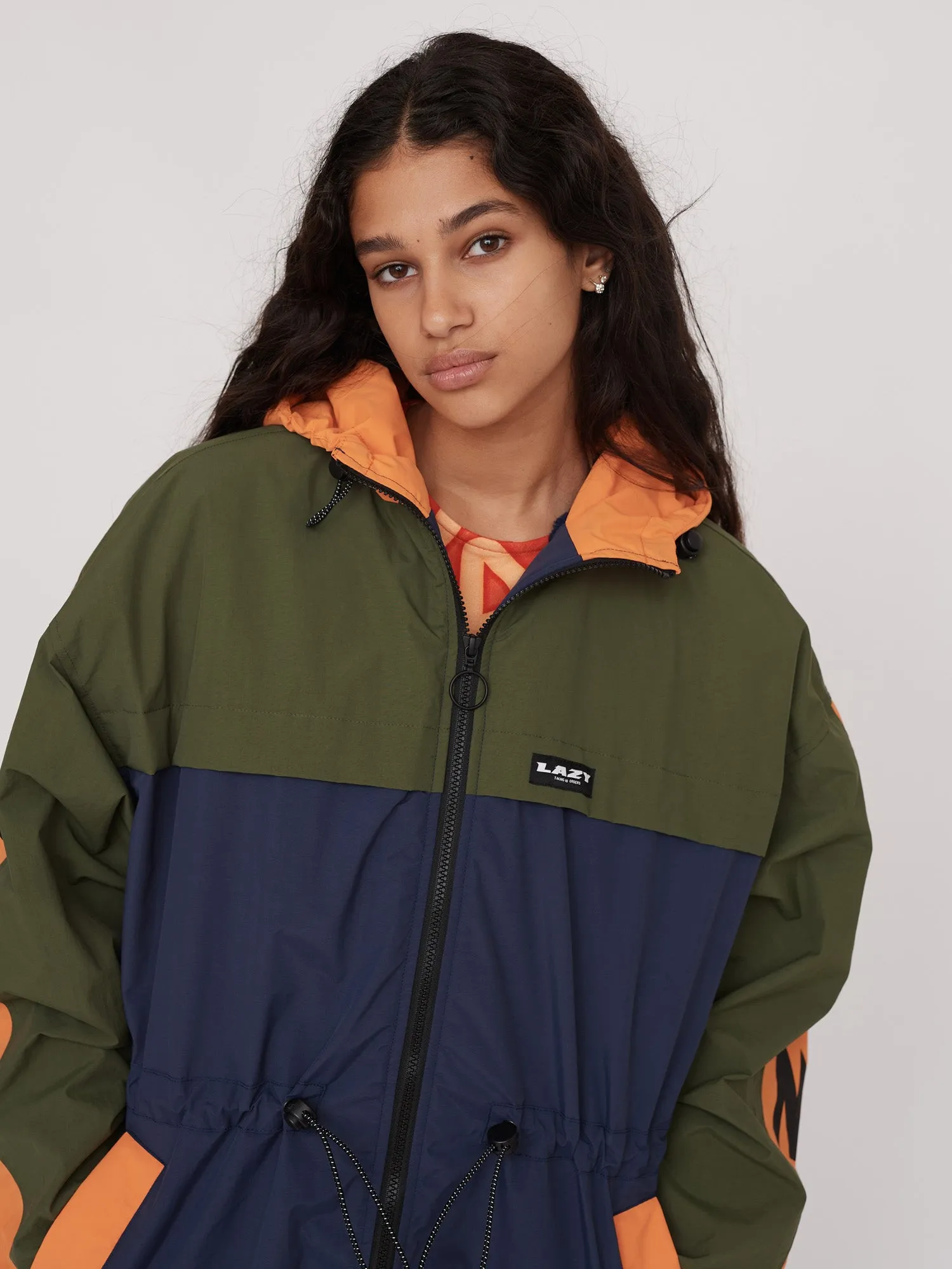 Panelled Oversized Parka