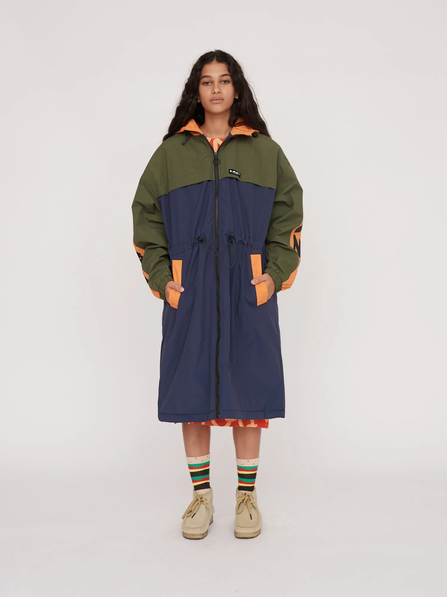 Panelled Oversized Parka