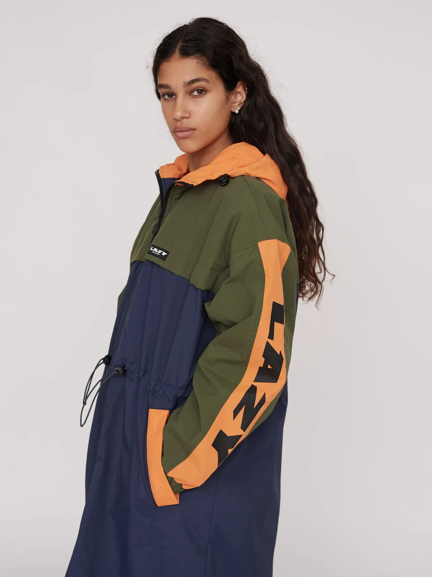 Panelled Oversized Parka