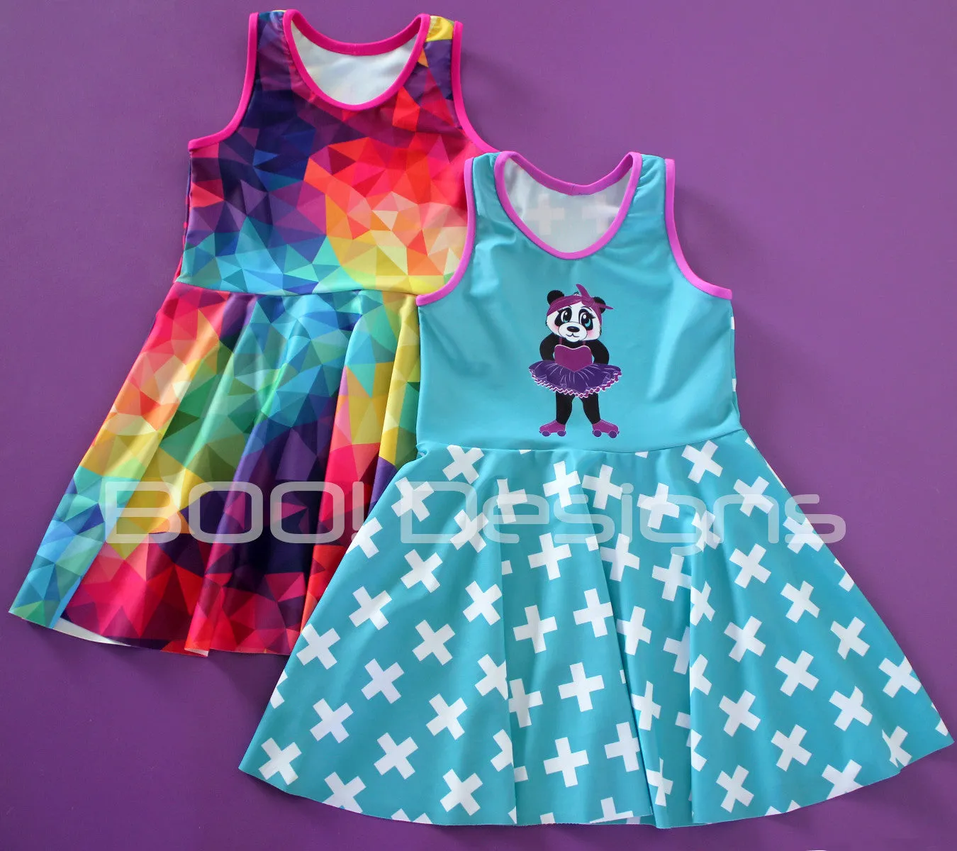 PDF Pattern: Spandex Skater Dress