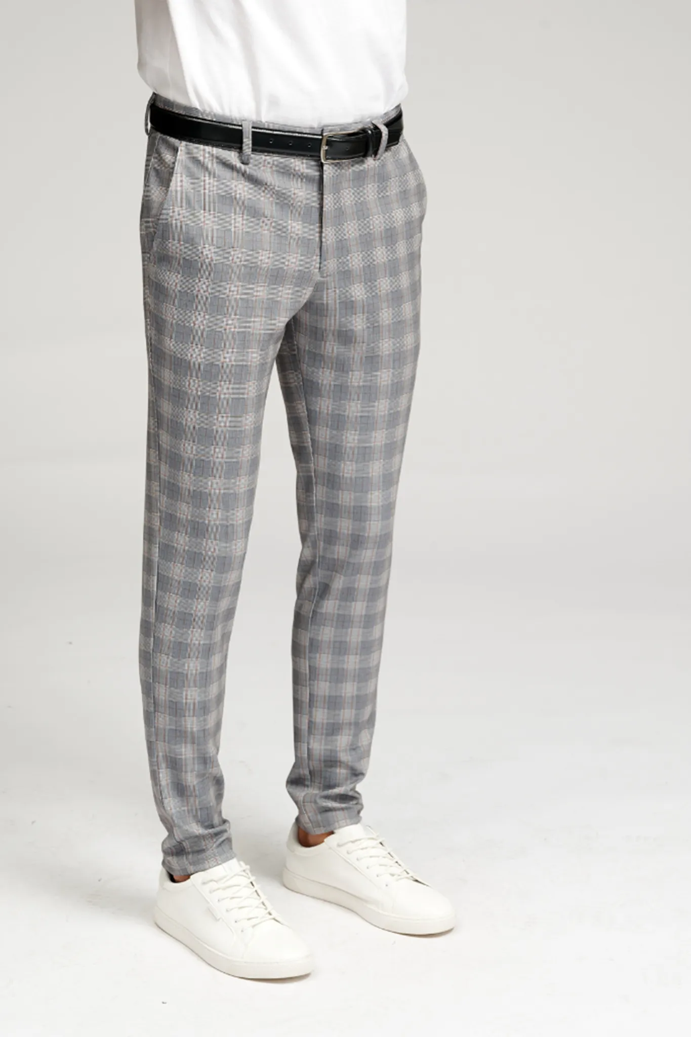 Performance Pants - Lightgrey Checkered (Limited)