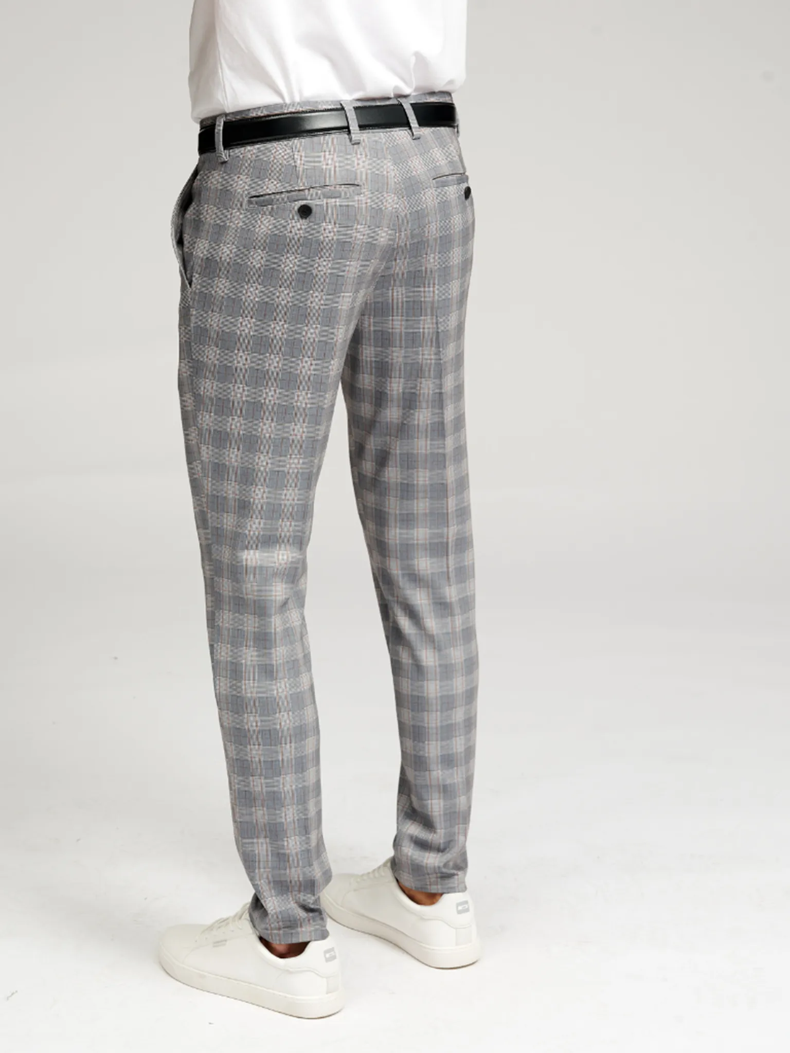 Performance Pants - Lightgrey Checkered (Limited)