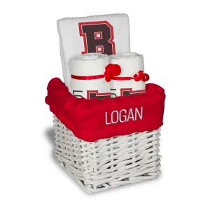 Personalized Brown Bears Small Basket - 4 Items