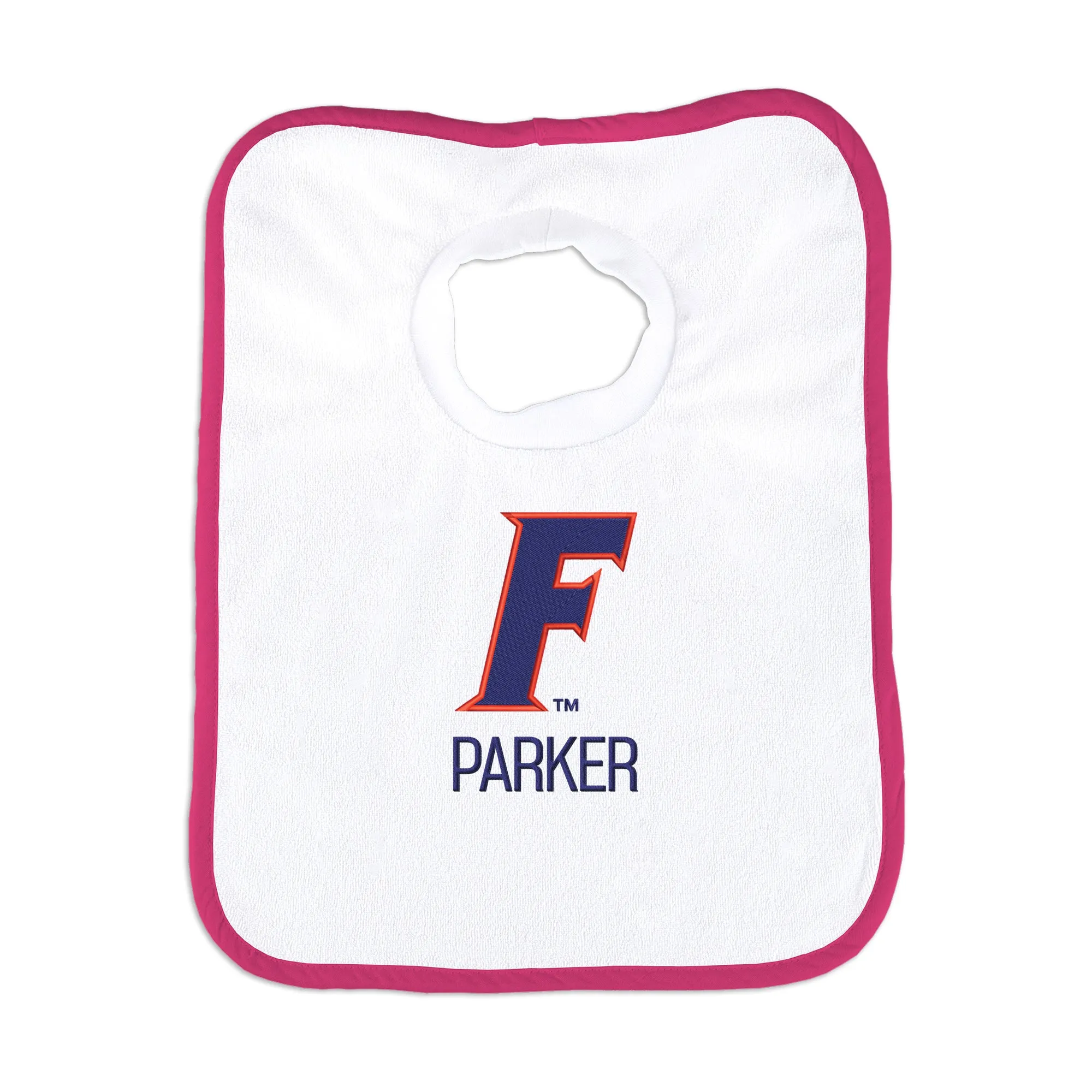 Personalized Florida Gators Slanted F Bib