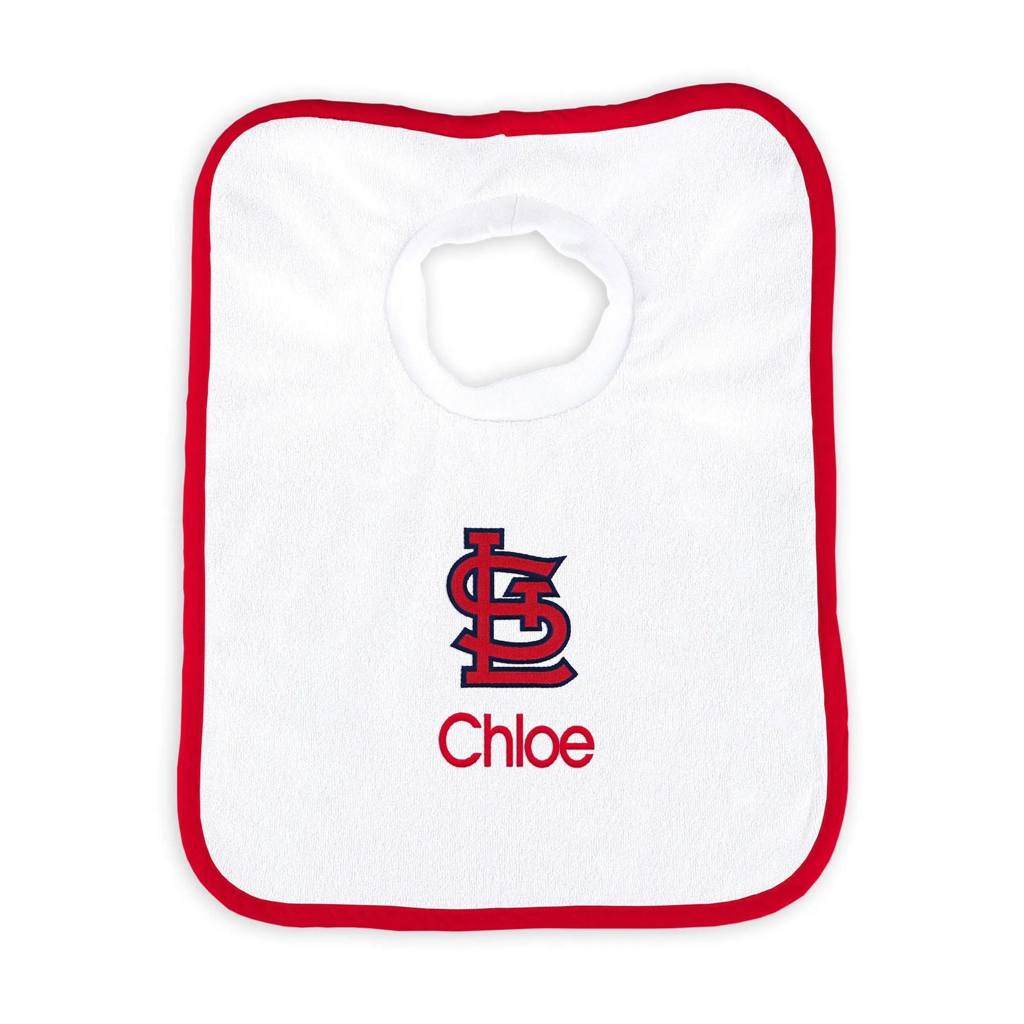 Personalized St. Louis Cardinals Pullover Bib