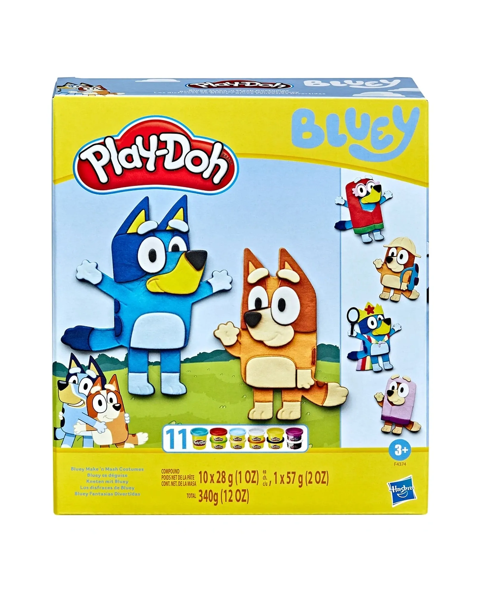 Play-Doh Bluey Make n Mash Costumes