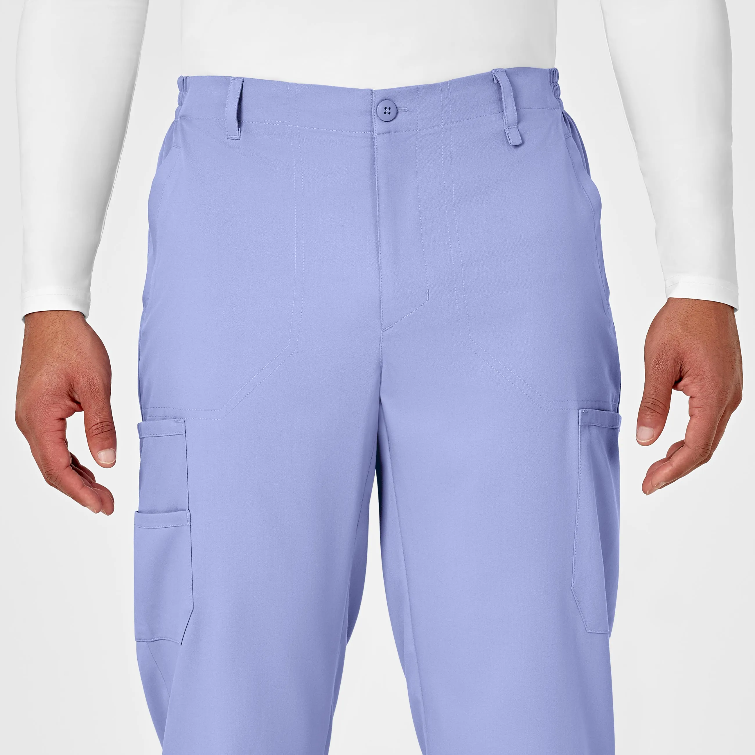 PRO Men's Cargo Scrub Pant - Ceil Blue