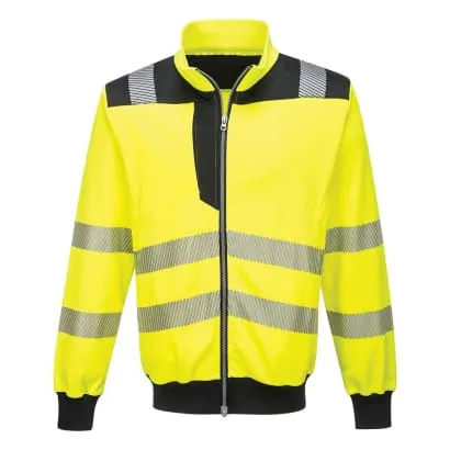 PW3 Hi-Vis modern Zipped Sweatshirt -Portwest PW370