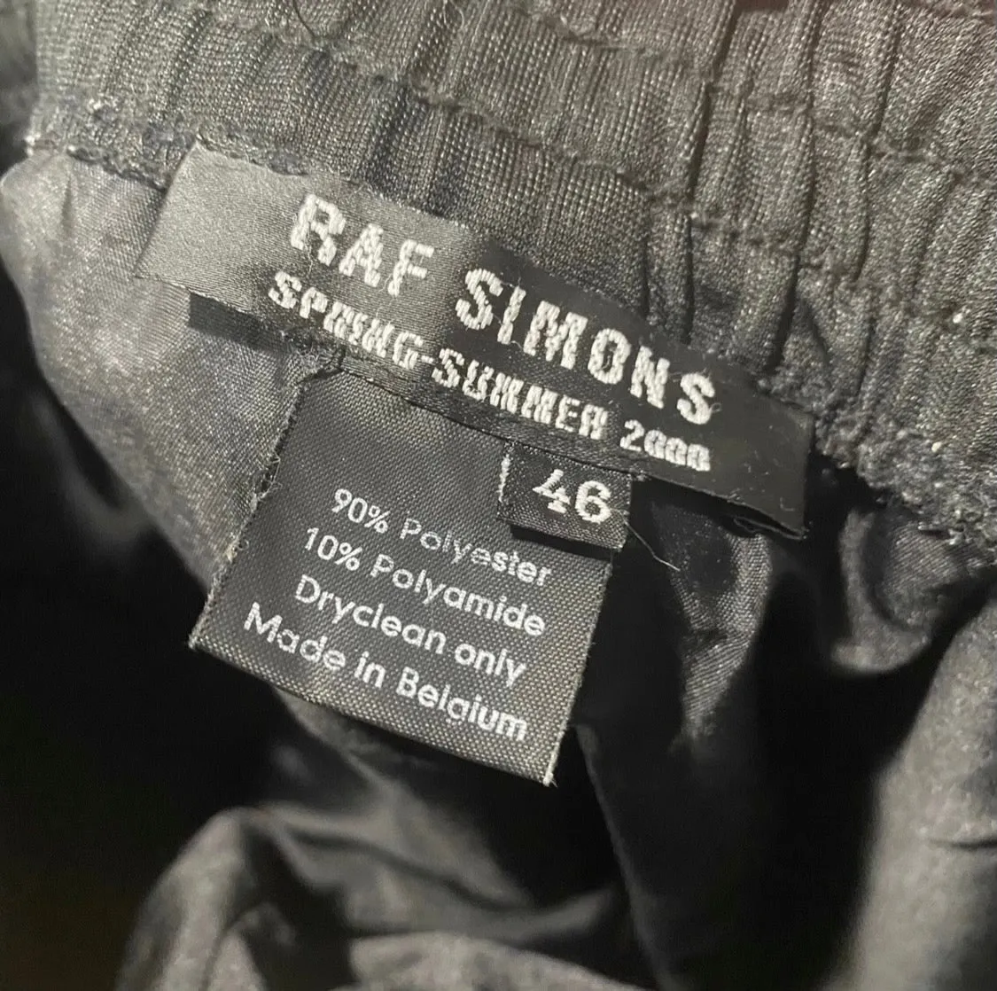 Raf Simons Track Pants S/S00 46/30